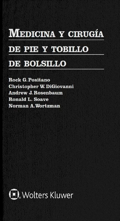Medicina y cirugía de pie y tobillo de bolsillo