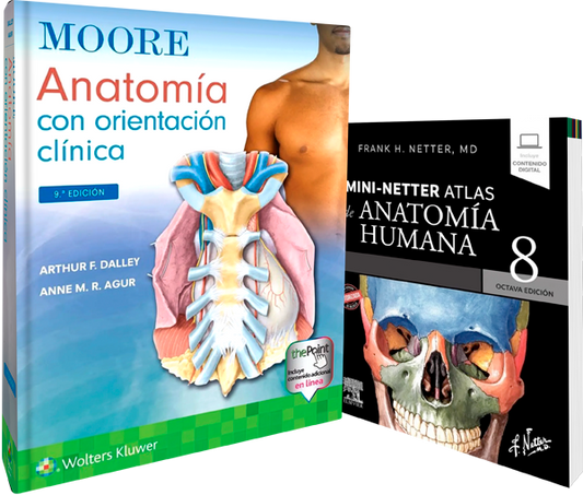 Pack de Anatomía Avanzada: Moore & Netter