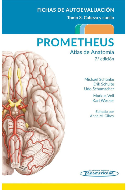 Prometheus. Atlas de anatomía 7ª Ed. Fichas de autoevaluación Tomo 3: Cabeza y cuello