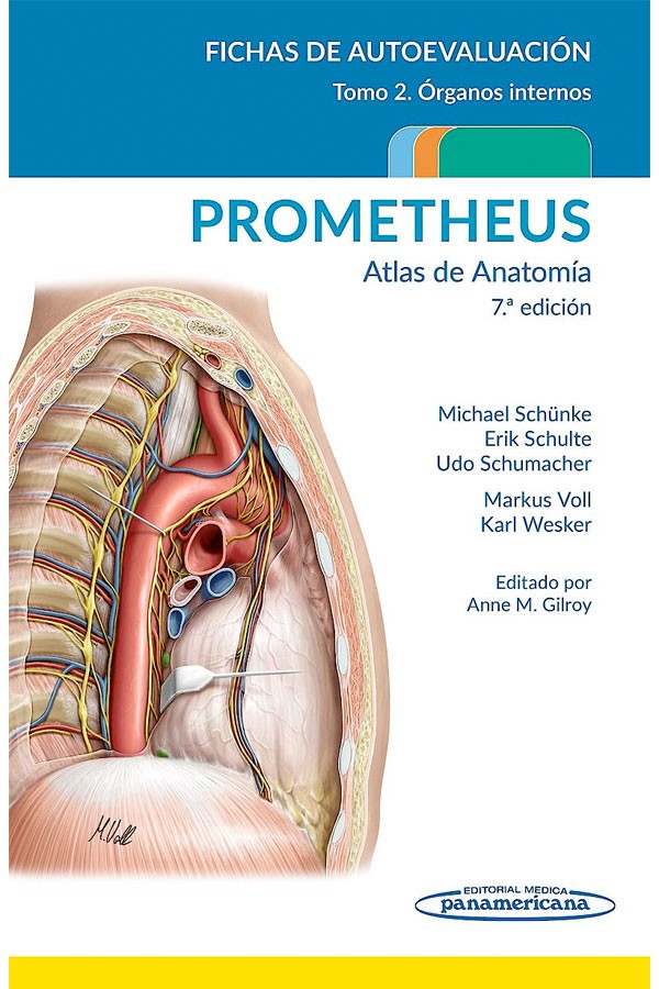 Prometheus. Atlas de anatomía 7ª Ed. Fichas de autoevaluación Tomo 2: Organos internos