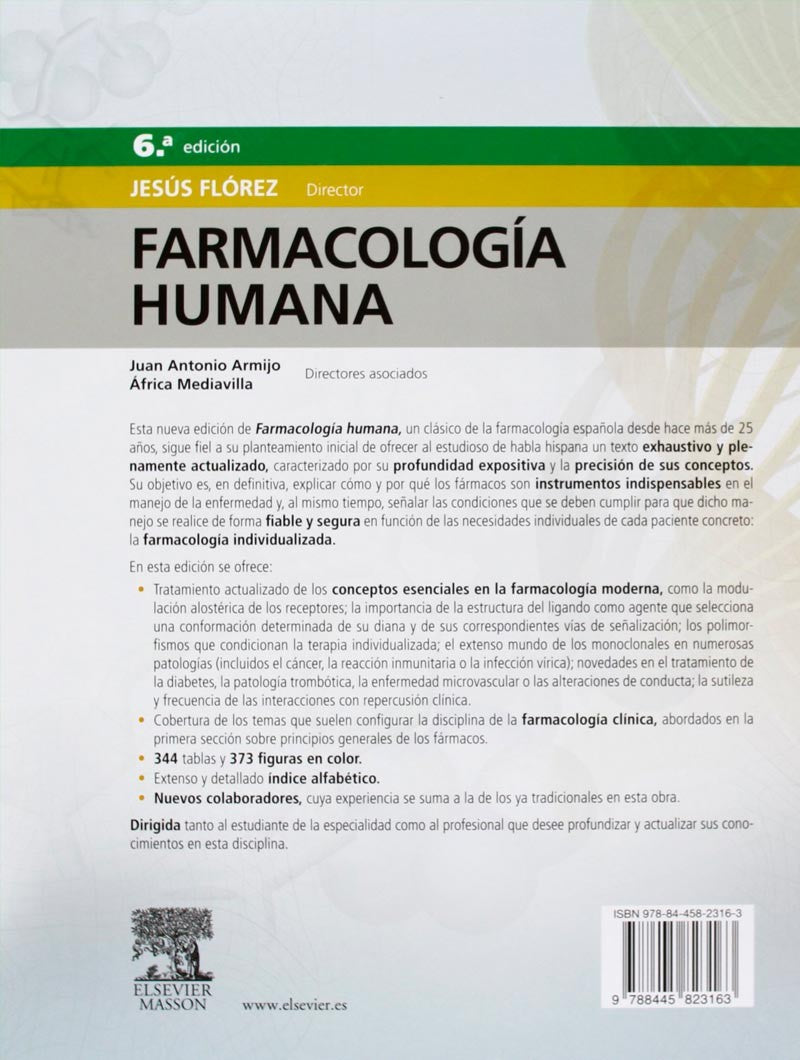 Farmacología Humana 6ª Ed.