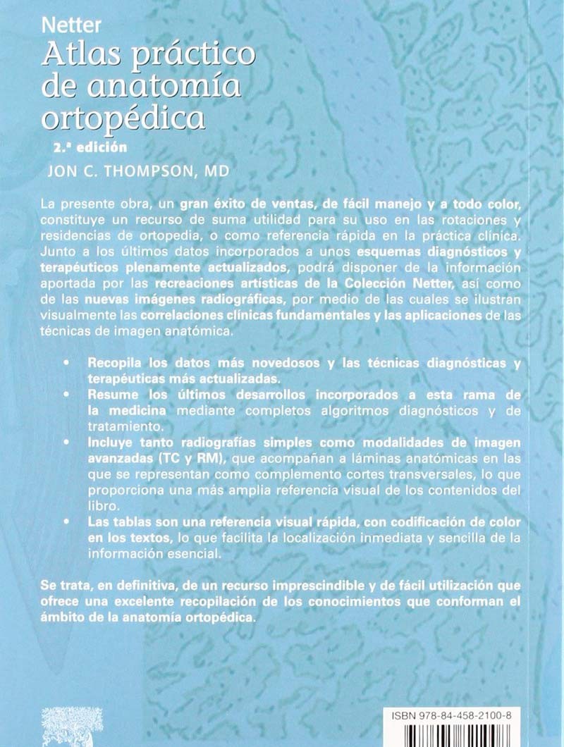 Netter. Atlas Práctico de Anatomía Ortopédica