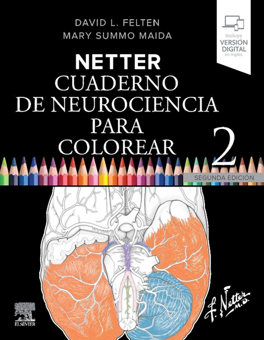 Netter. Cuaderno de neurociencia para colorear 2ª Ed.